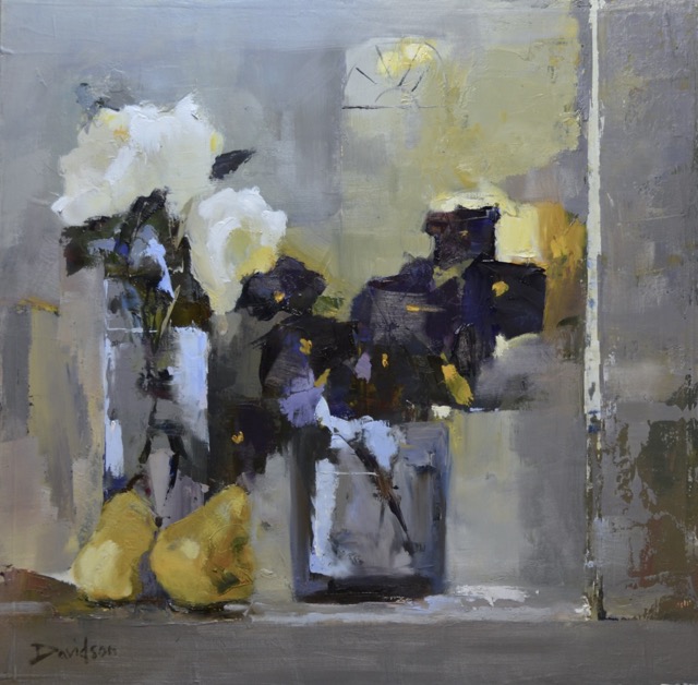 ROSES, PANSIES & PEARS <br>oil : 16