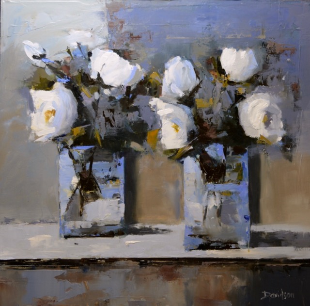 White Roses in Summer<br>oil : 16