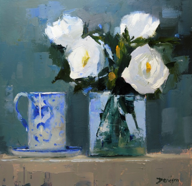 ROSES & BLUE CHINA<br>oil : 12