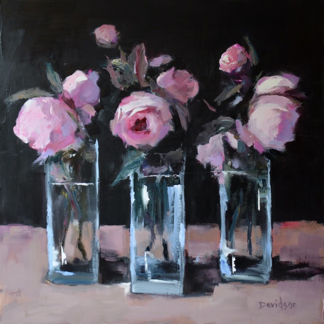 PEONIES ON GLASS 20